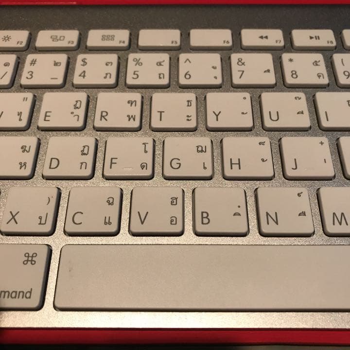 【EI AQ】タイ語　Apple Keyboard ワイヤレスキーボード