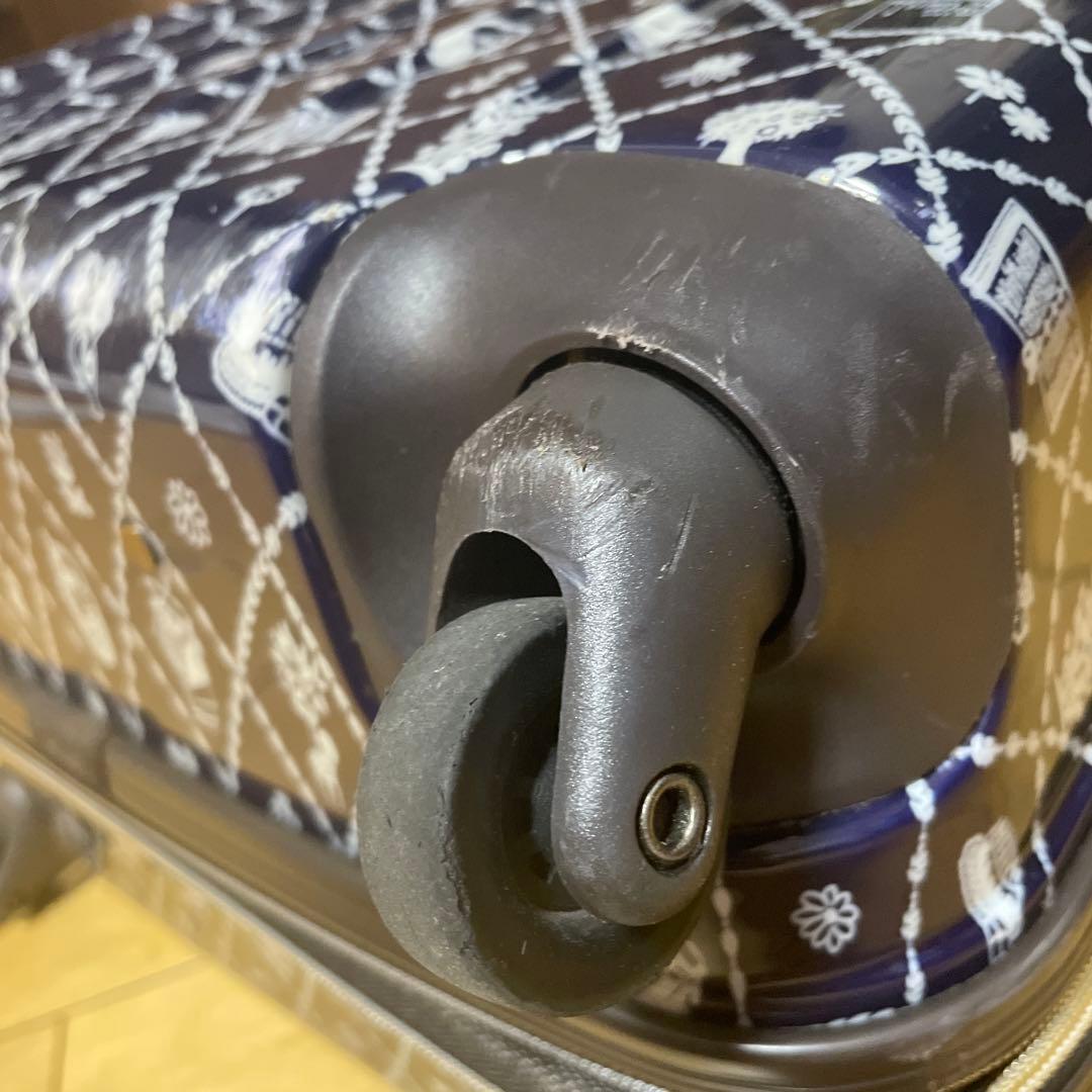 【廃盤品・希少】ムーミン　機内持込サイズ　紺色　キャリーケース　49ℓ