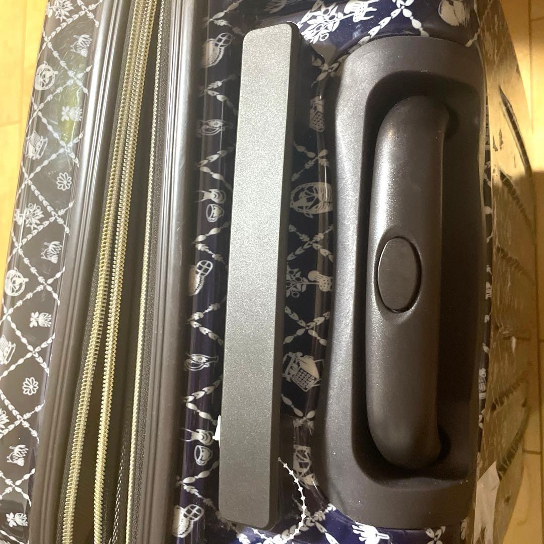 【廃盤品・希少】ムーミン　機内持込サイズ　紺色　キャリーケース　49ℓ