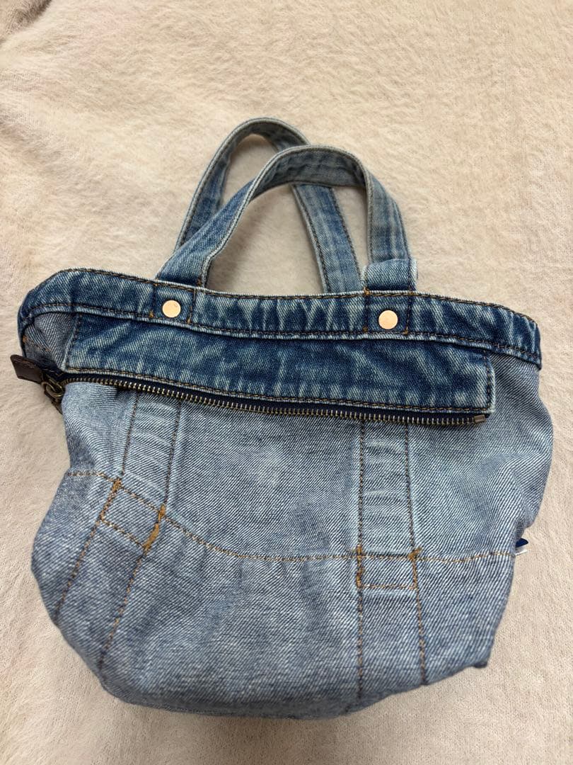 値下げ中！ポロ　ラルフローレン　デニムミニトートバッグ