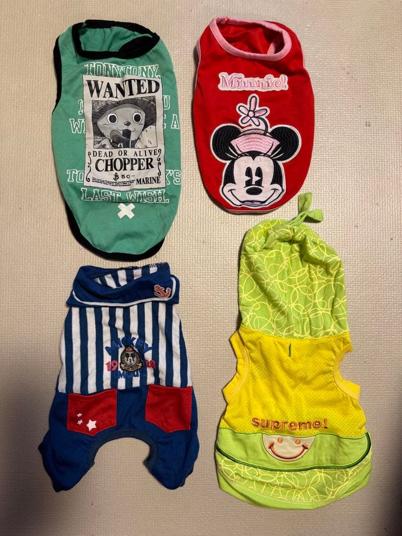 犬用　服　ディズニー　ロンパース　サロペット　半纏　ユニフォーム