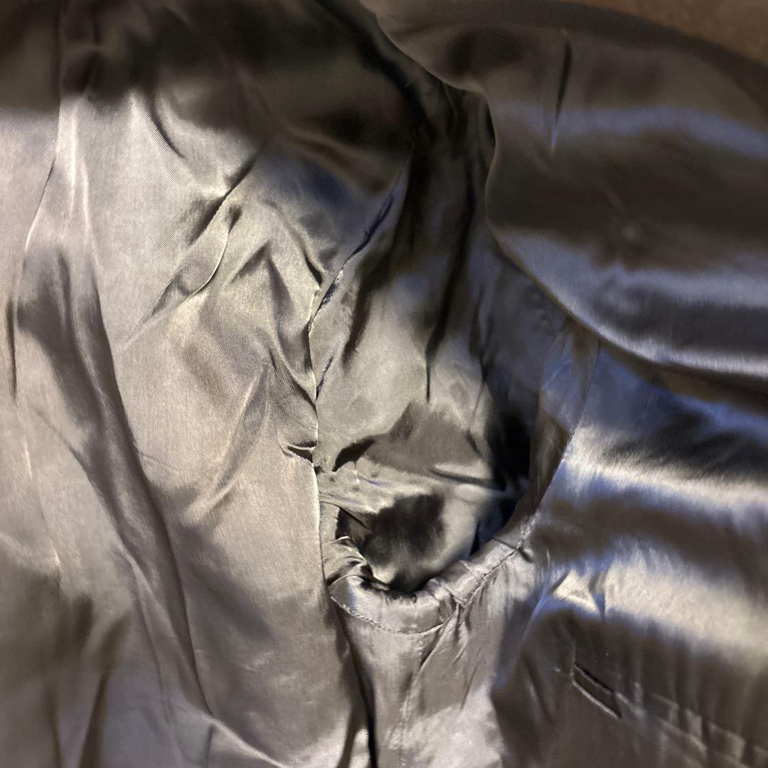 COLOMBO ダブルブレストコート メルトン 50 XLサイズ相当 パイピング