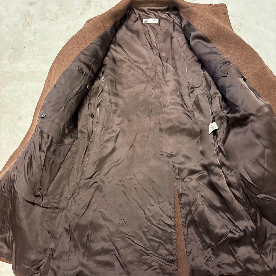 COLOMBO ダブルブレストコート メルトン 50 XLサイズ相当 パイピング