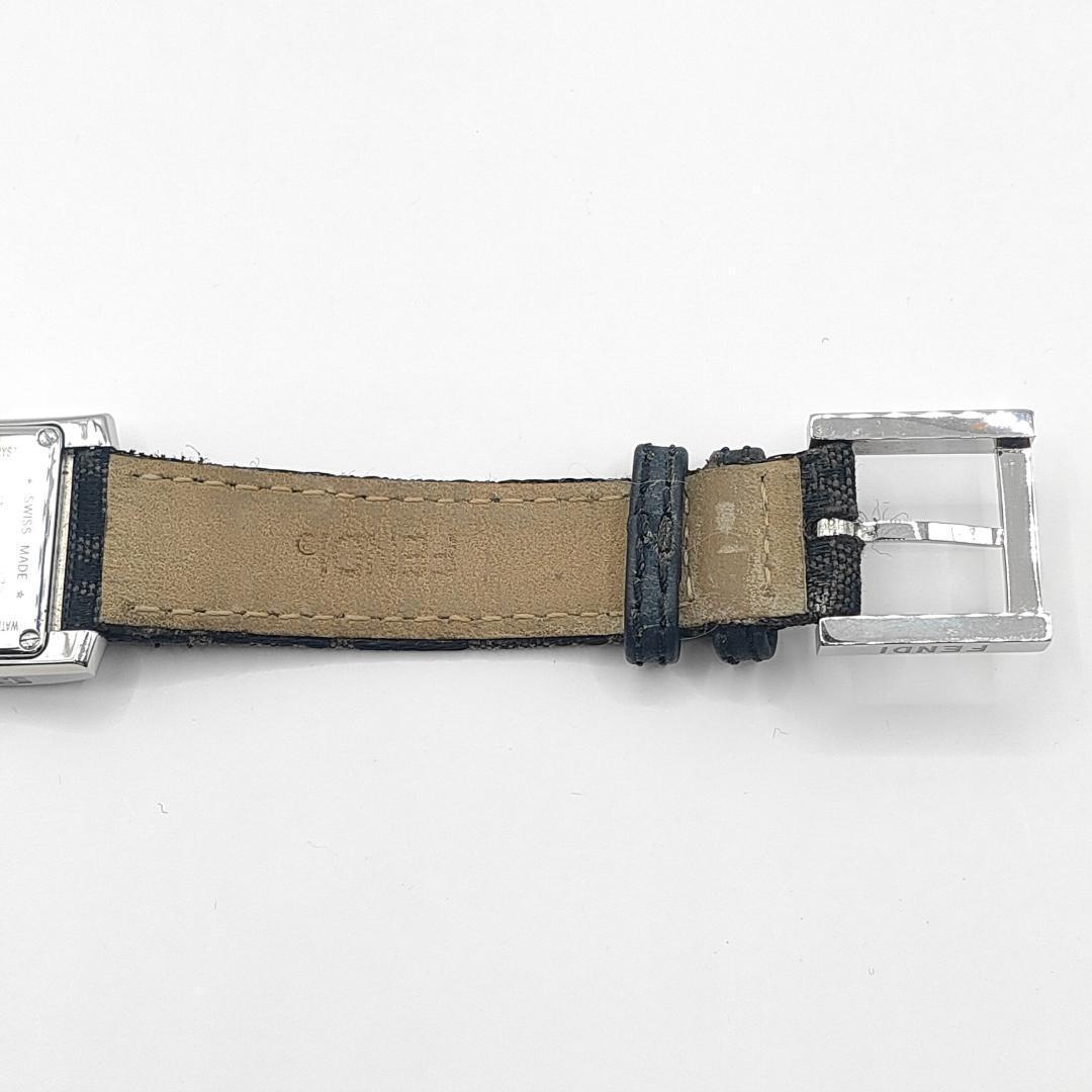 FENDI　フェンディ　7000L　12Pダイヤ　レディース腕時計　ズッカ柄