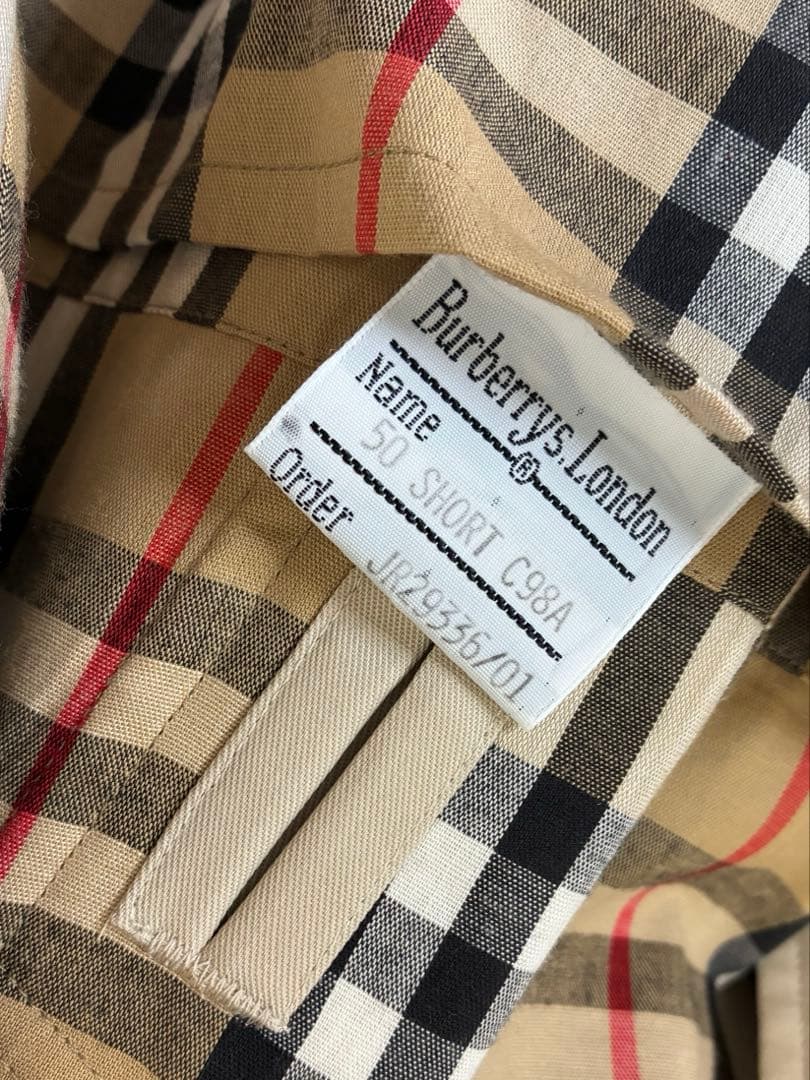 【新品】Burberry ステンカラーコート★ヴィンテージ トレンチコート