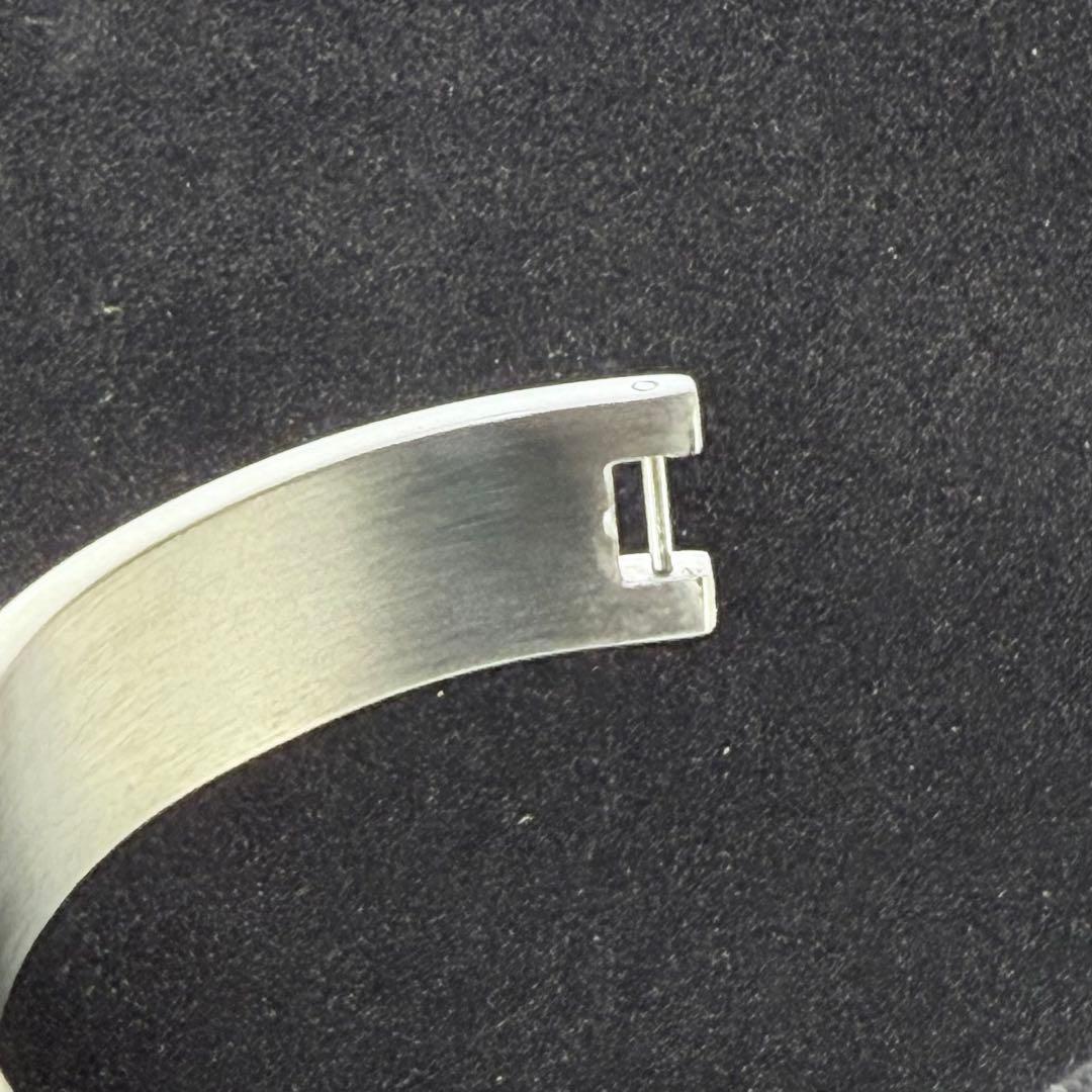 【極美品】Montblanc モンブラン　ステンレス　バングル　ブレスレット