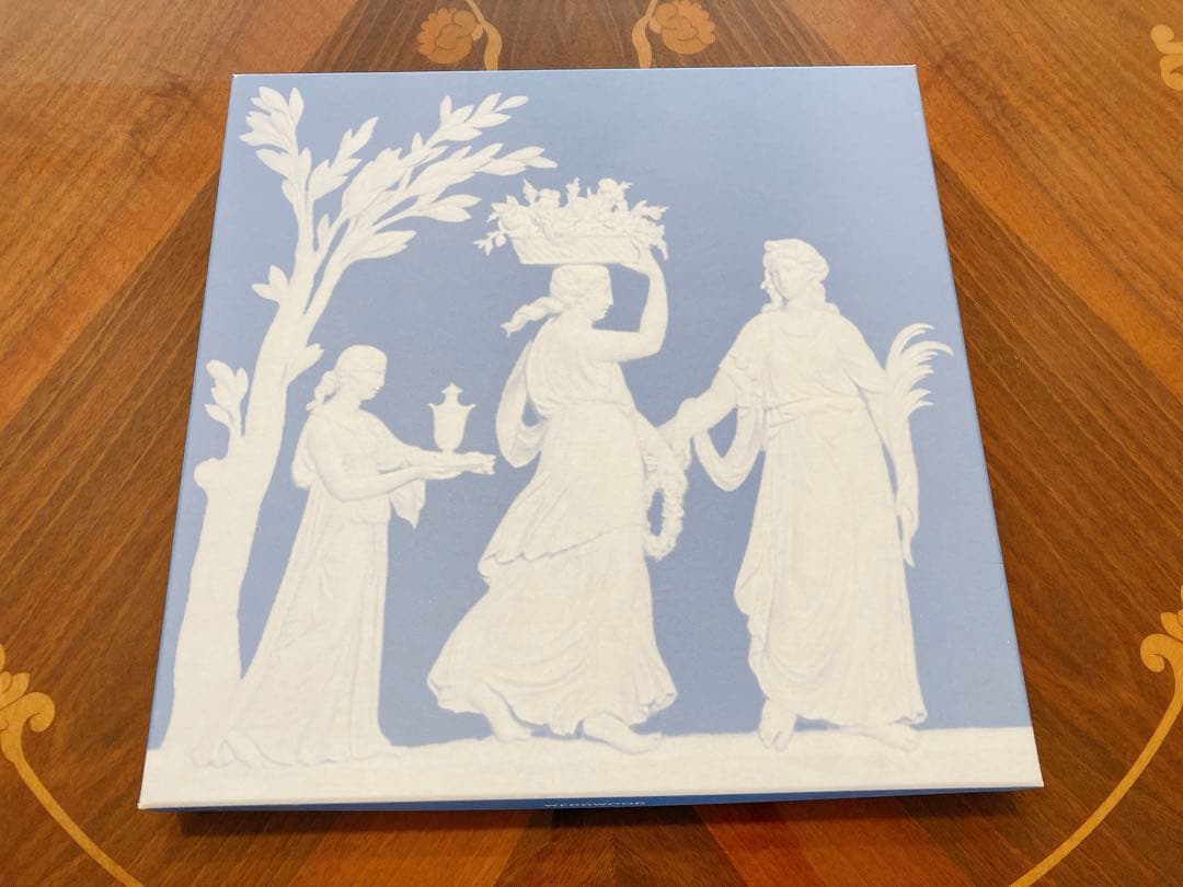 ウェッジウッド　フロレンティーン　ピンク　スクエアプレート　角皿