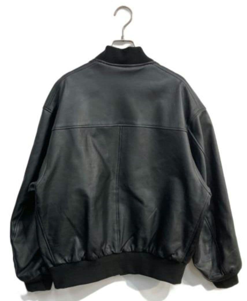 BEAMS MEN レザー ボマージャケット Мサイズ