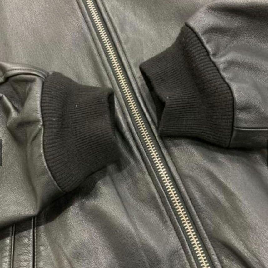 BEAMS MEN レザー ボマージャケット Мサイズ