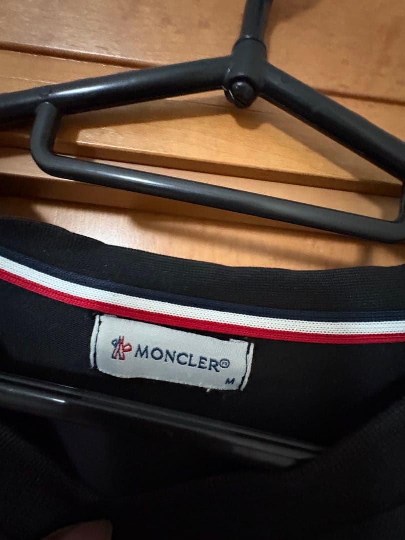 MONCLER ブラック 長袖 Tシャツ M