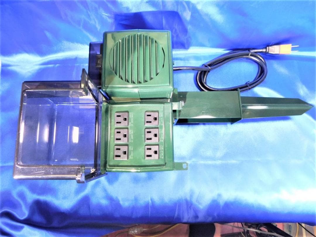 ★★★LEDイルミネーション電源分配★タップ★音源付き★6口★屋外用★★★