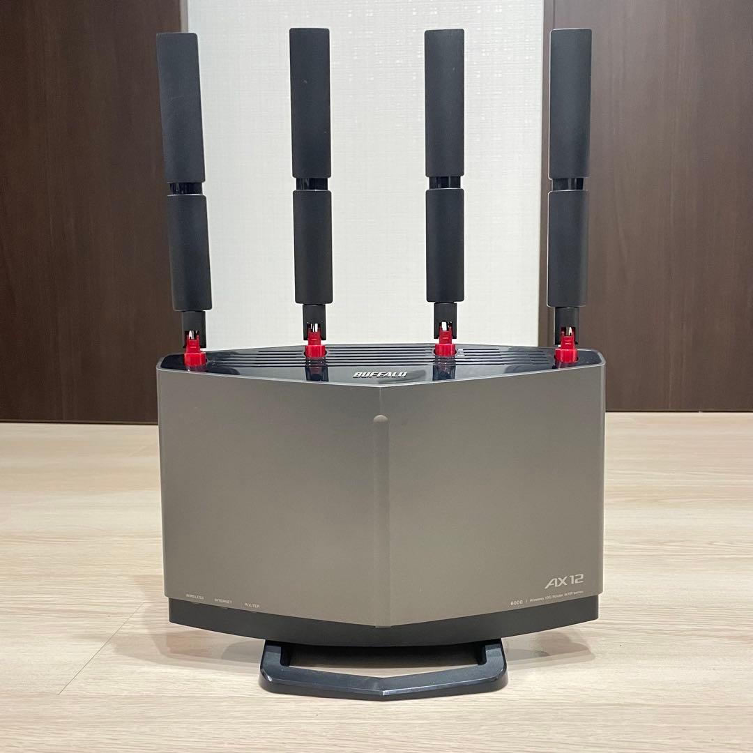 【最安値】バッファロー　高性能　Wi-Fi6ルーター WXR-6000AX12S