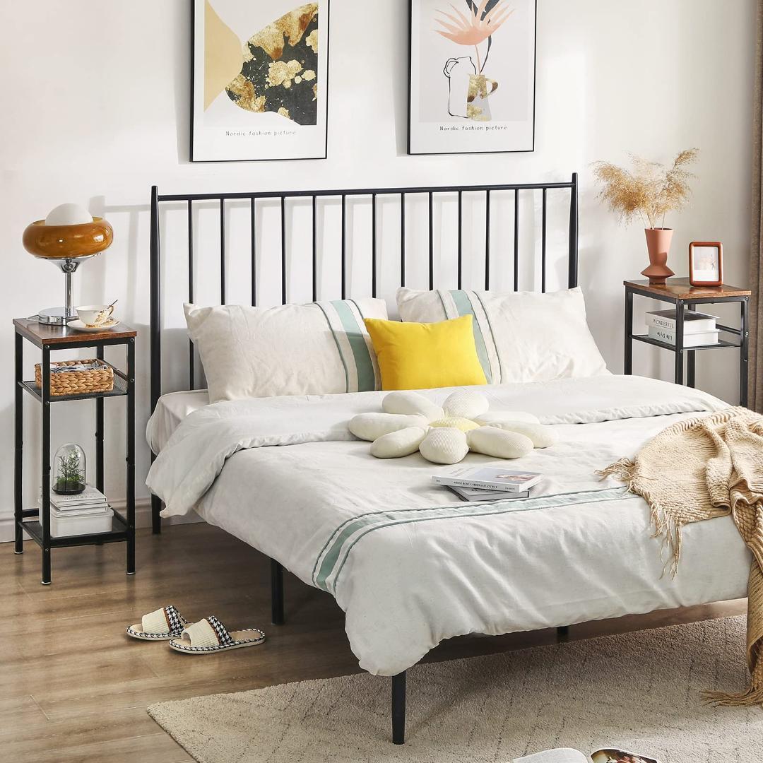 シンプルなデザイン 多機能 段 サイドテーブル ヴィンテージ