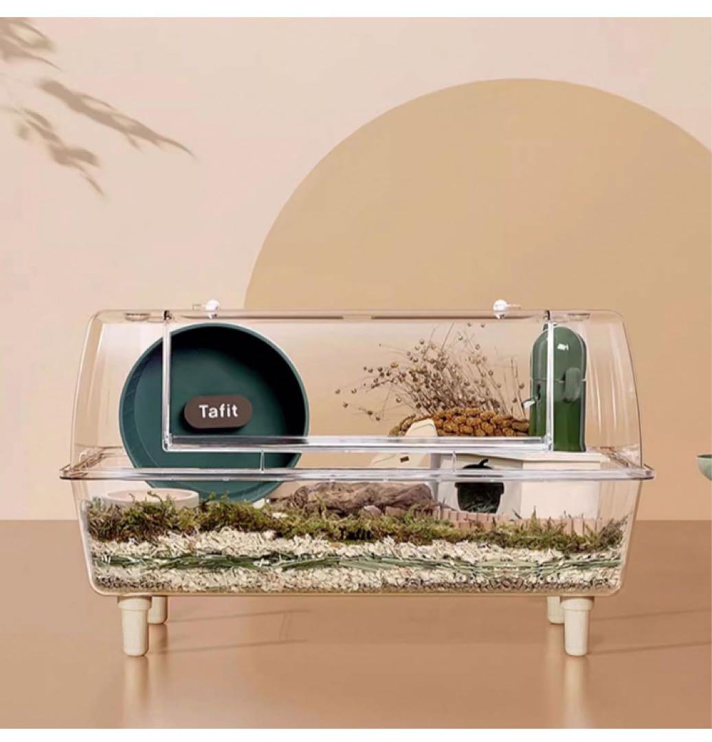 TAFIT ハムスター ケージ 620 全透明 大型 広々 飼育ケージ 耐久性