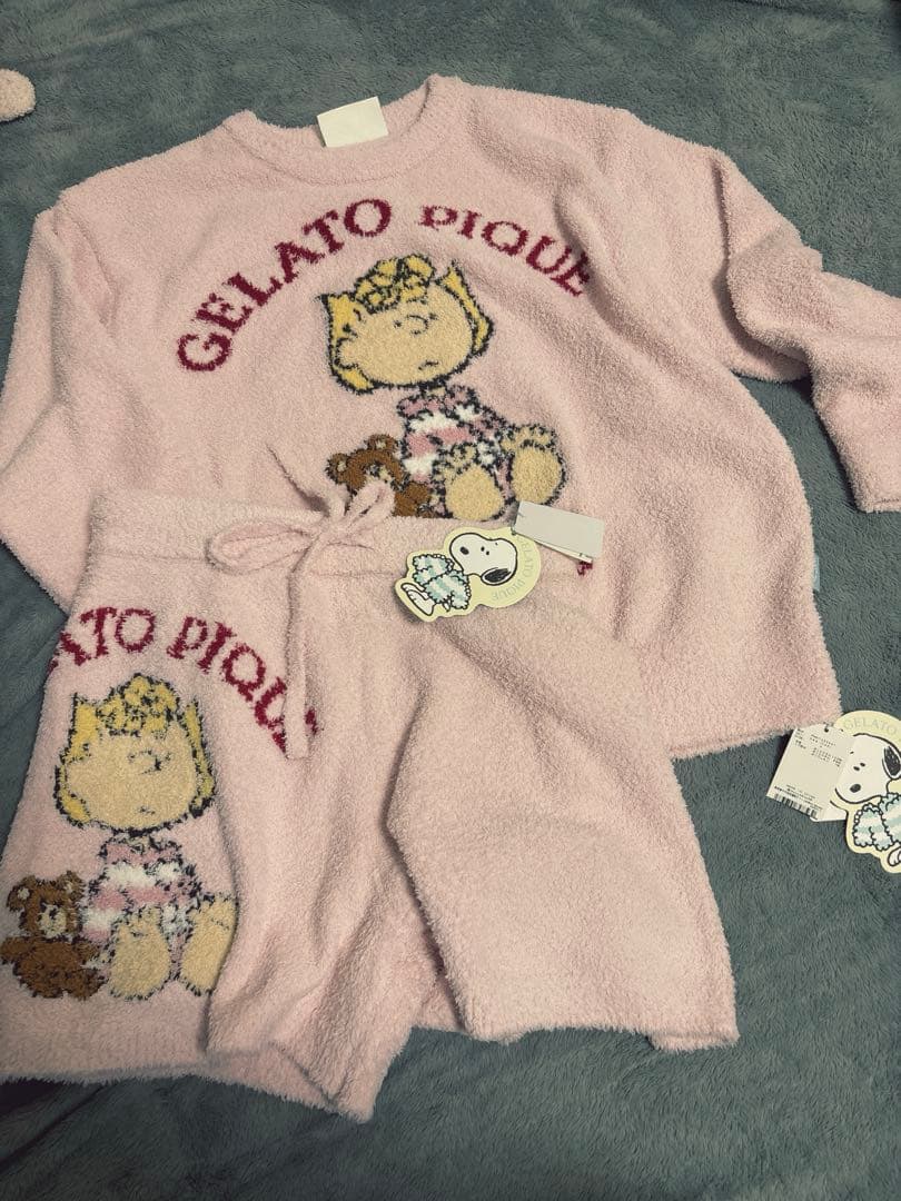 ジェラートピケ　gelato piqué スヌーピー　ルームウェア