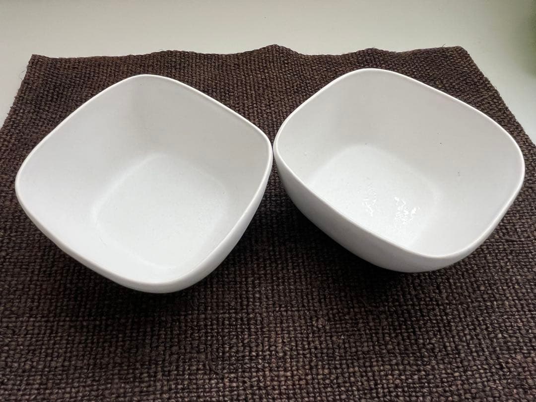 安藤雅信氏作　角深器　白マット釉