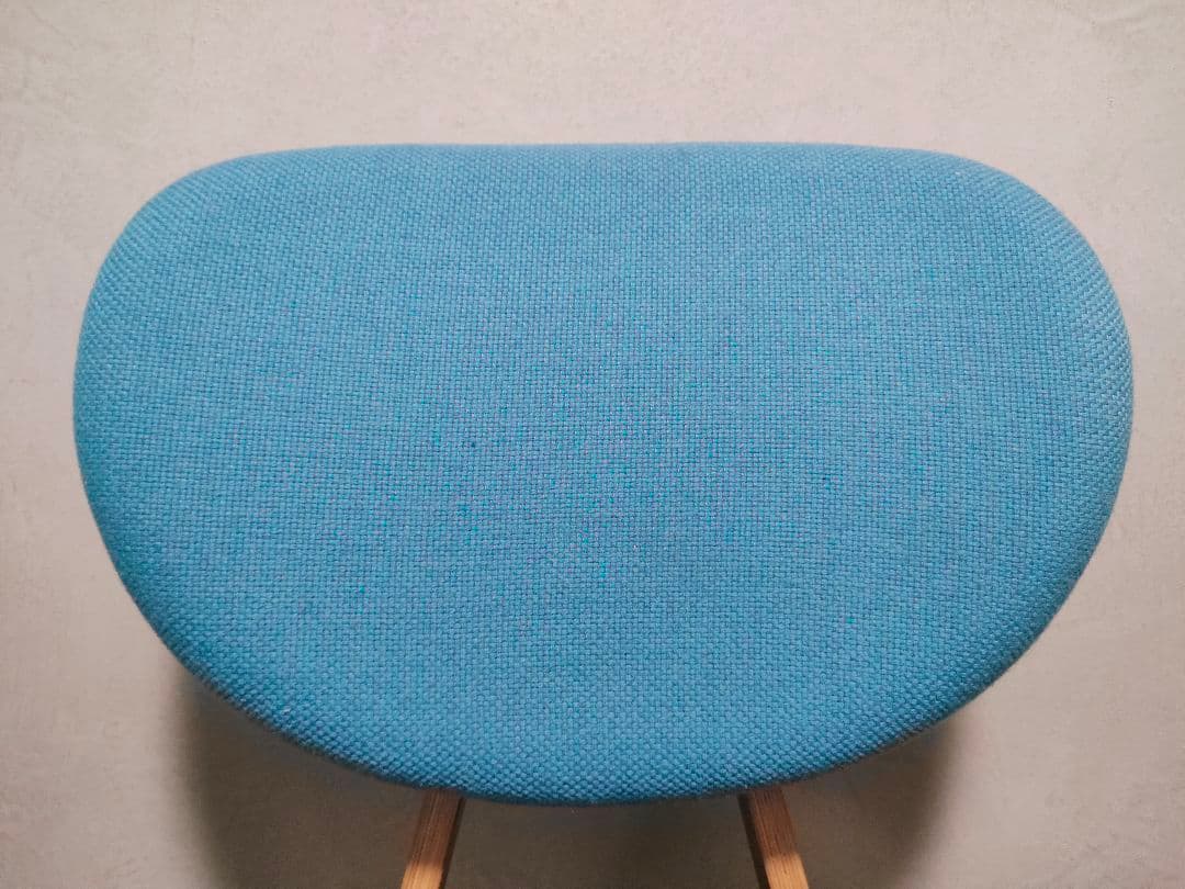 ★天童木工　低座椅子　水色　椅子　チェア　低座イス　Tendo