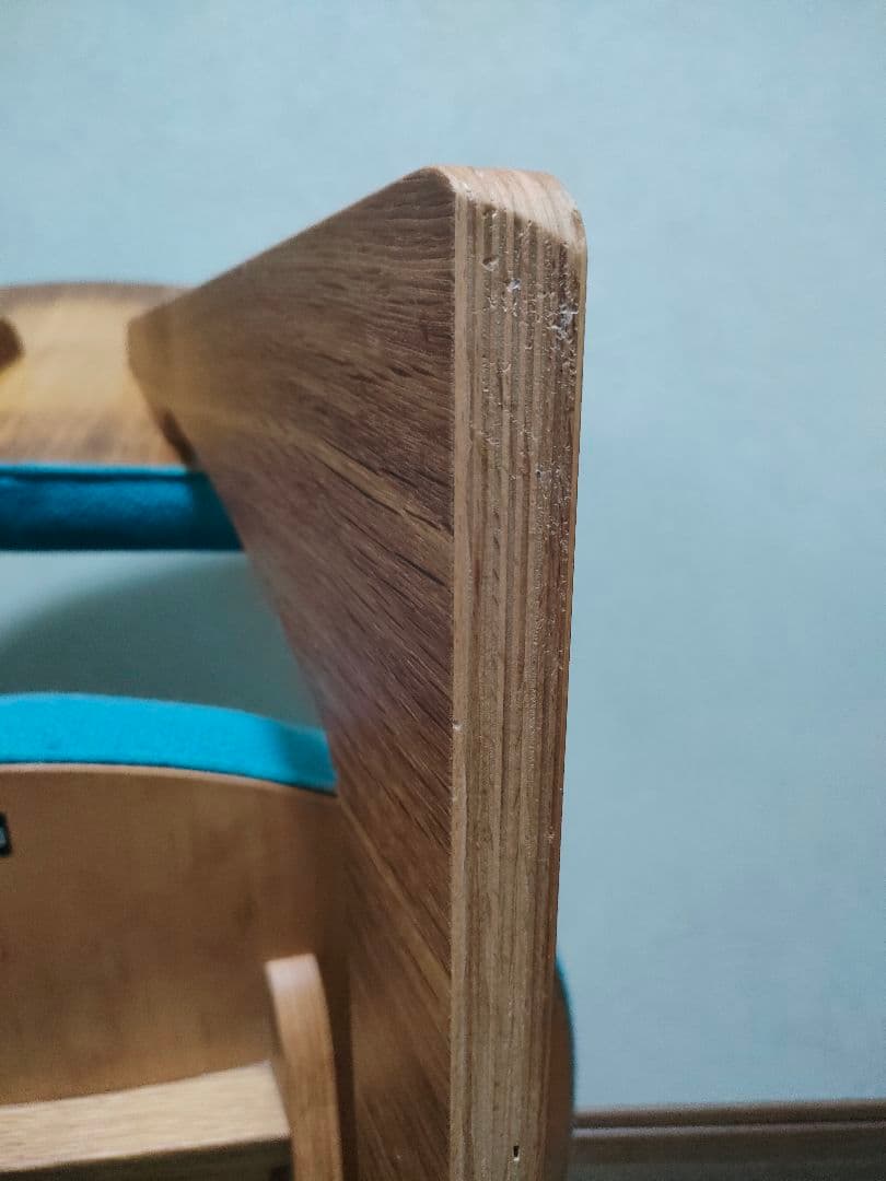 ★天童木工　低座椅子　水色　椅子　チェア　低座イス　Tendo