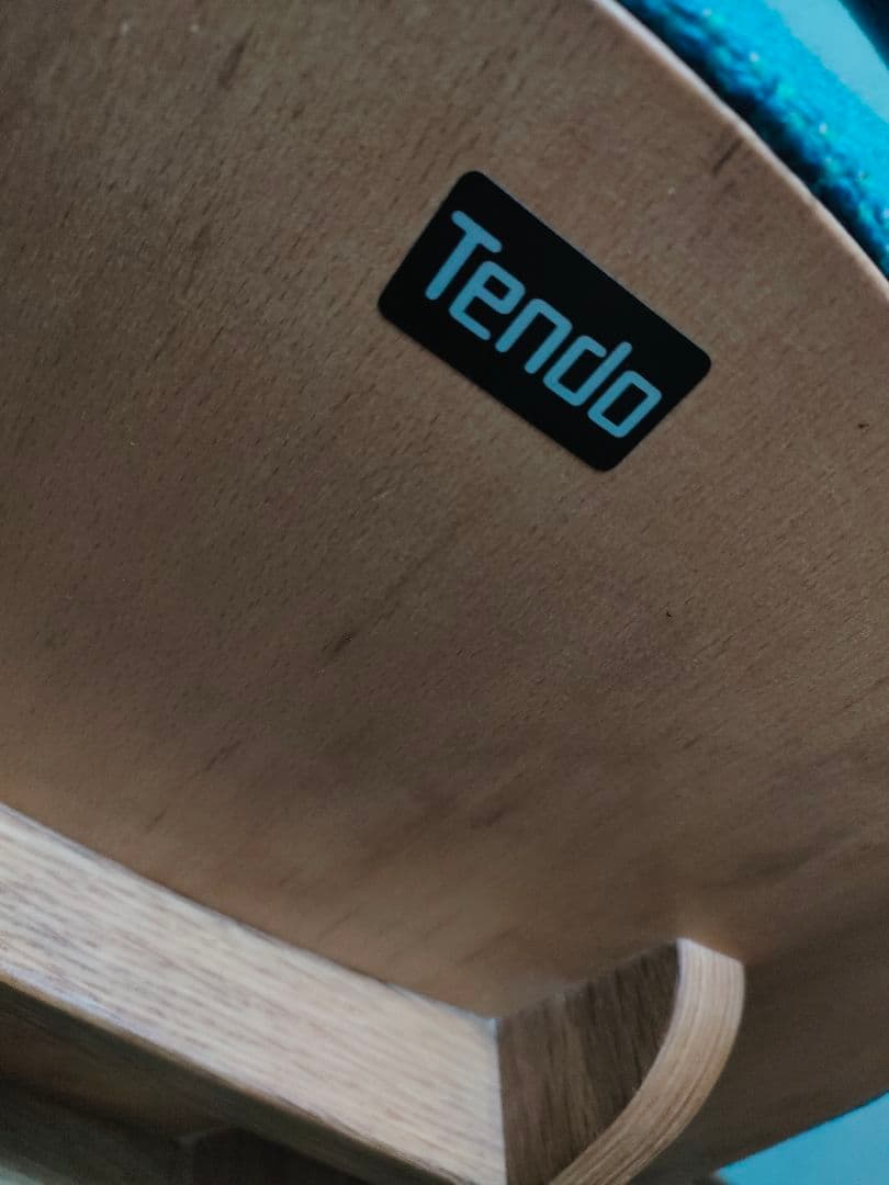 ★天童木工　低座椅子　水色　椅子　チェア　低座イス　Tendo