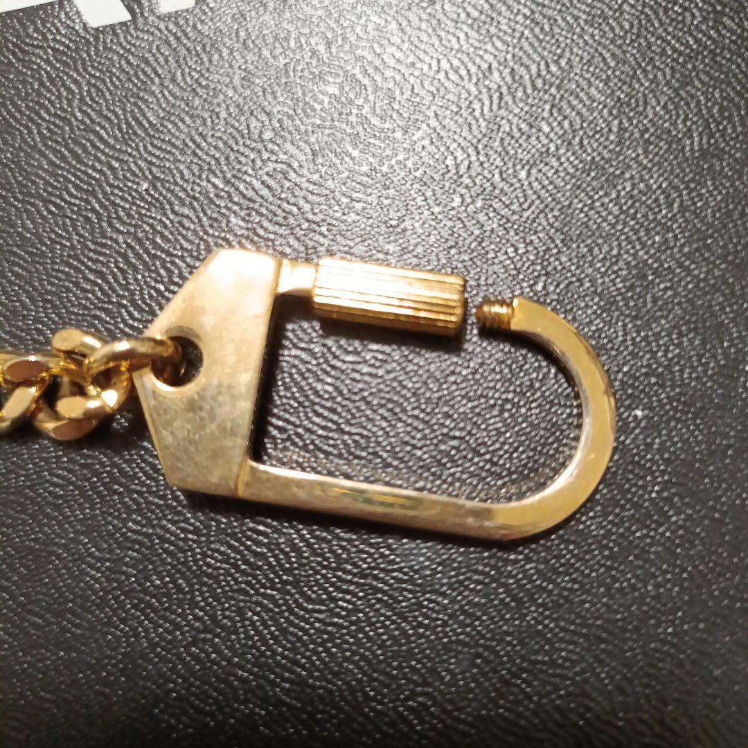 イヴサンローラン カサンドラ ロゴ ピルケース キーホルダー ゴールド金具