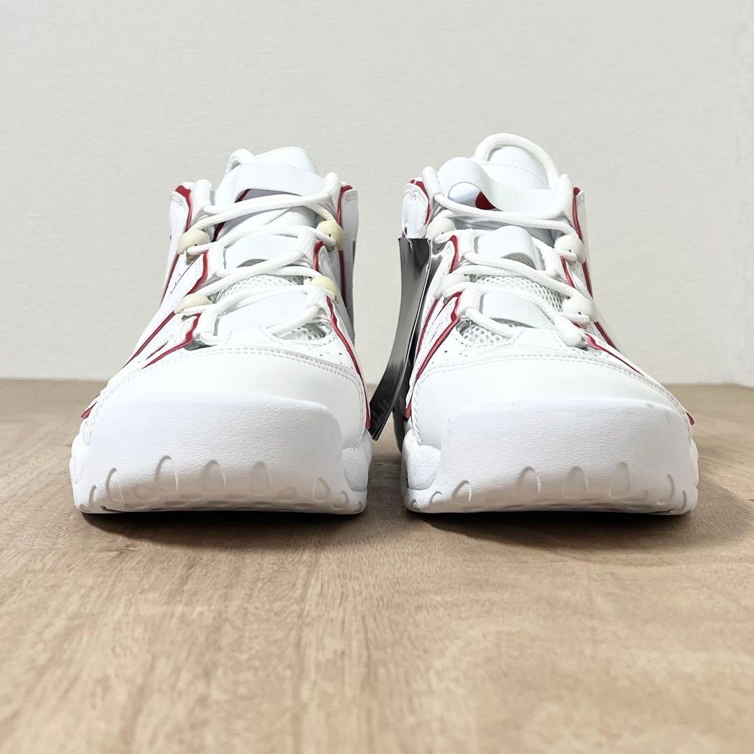 【極美品】NIKE エアモアアップテンポ 赤白 27cm