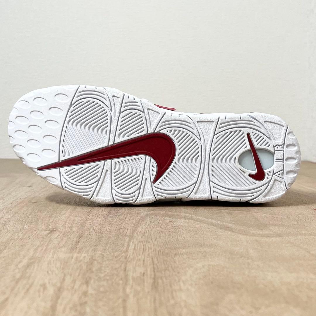 【極美品】NIKE エアモアアップテンポ 赤白 27cm