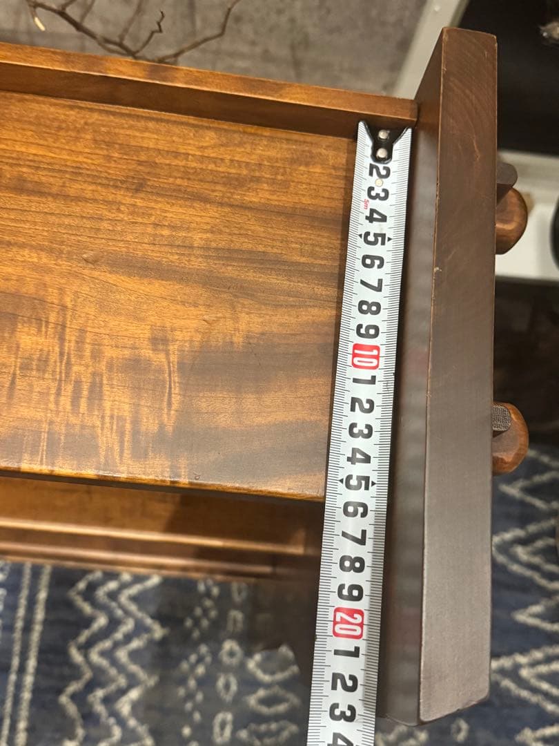 (15) 楔棚 昭和レトロ 当時物 ラック インテリア くさび式　楔式 本棚