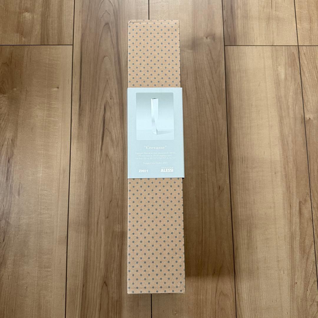 アレッシィ CREVASSE ザハ ハディド フラワーベース 花瓶 ステンレス