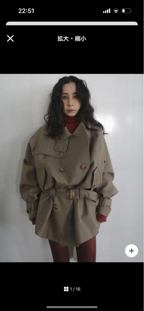 ameri vintage トレンチコート