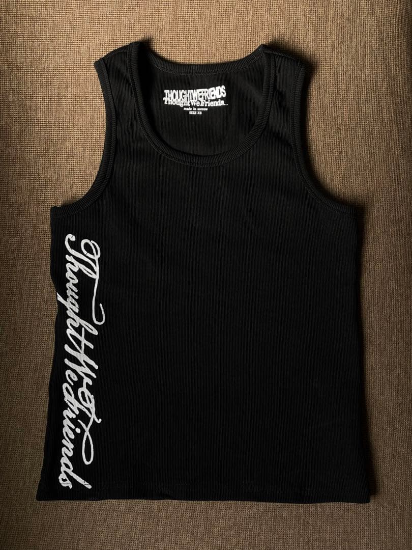 ThoughtWeFriends タンクトップ ブラック