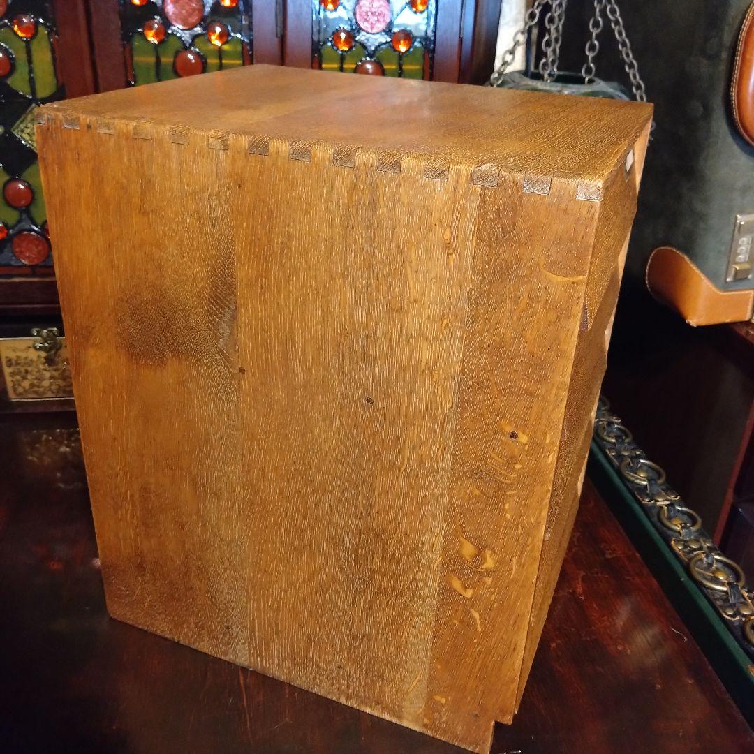 古家具　チェスト　引き出し　楢材