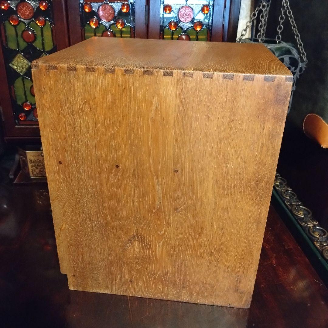 古家具　チェスト　引き出し　楢材