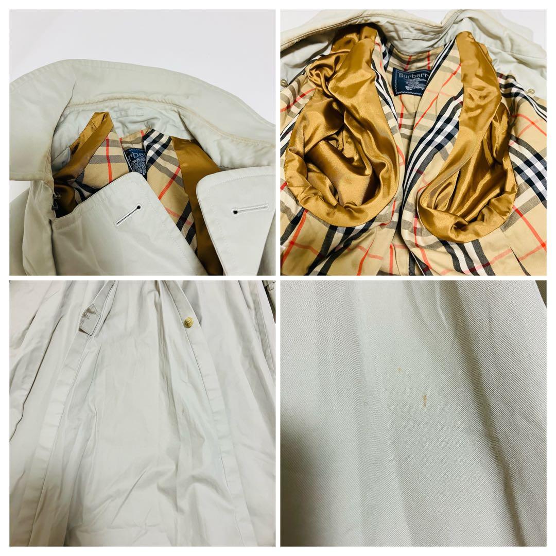 大きいサイズ バーバリー　トレンチコートコート　ロング　ノバチェック ベージュ