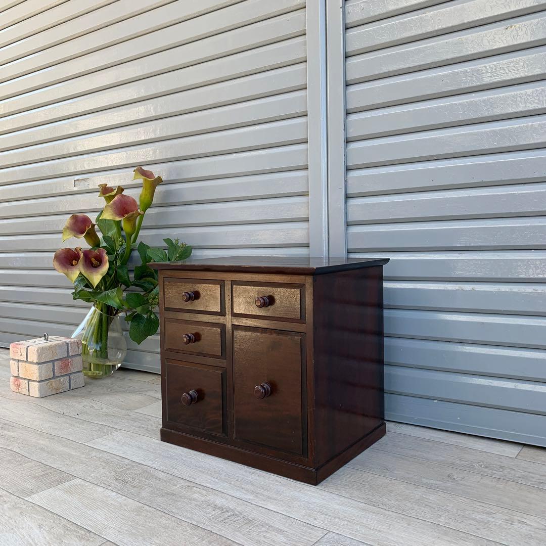 彫印あり　松本民芸家具　小引き出し　小物入れ　収納