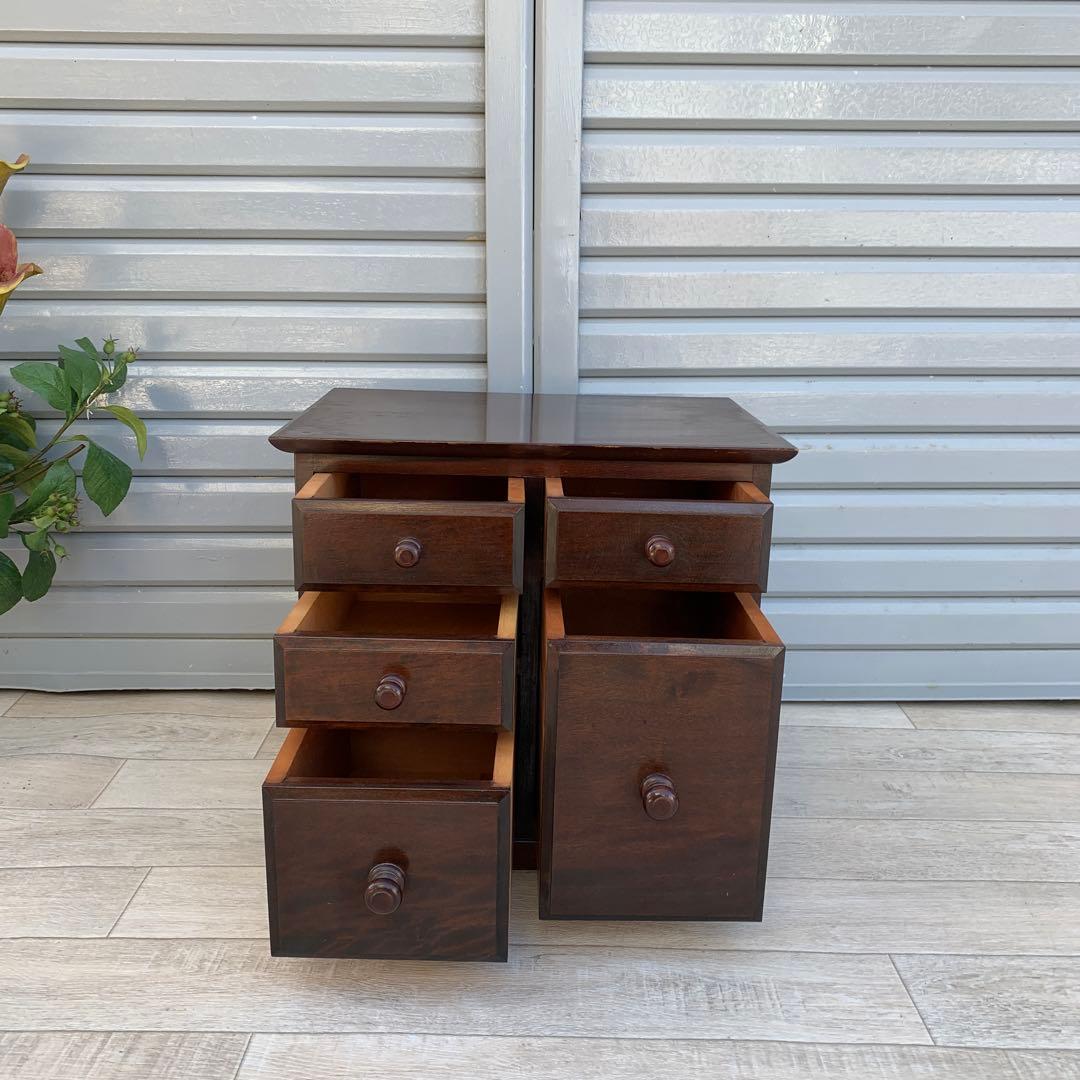 彫印あり　松本民芸家具　小引き出し　小物入れ　収納