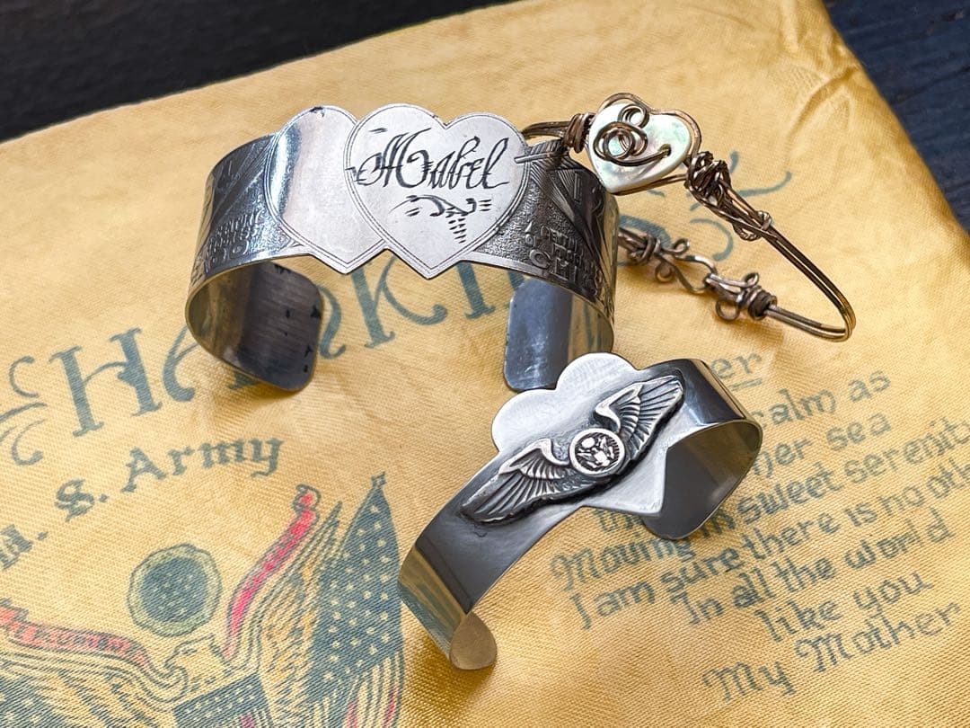 40s 大戦 スウィートハートジュエリー エアフォースバングルブレスレット