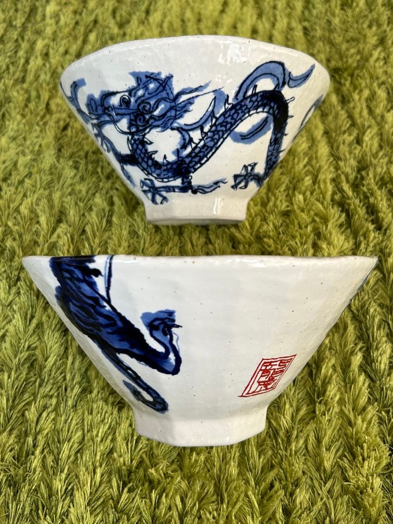 ラーメン丼　六角　虎・龍　中華どんぶり