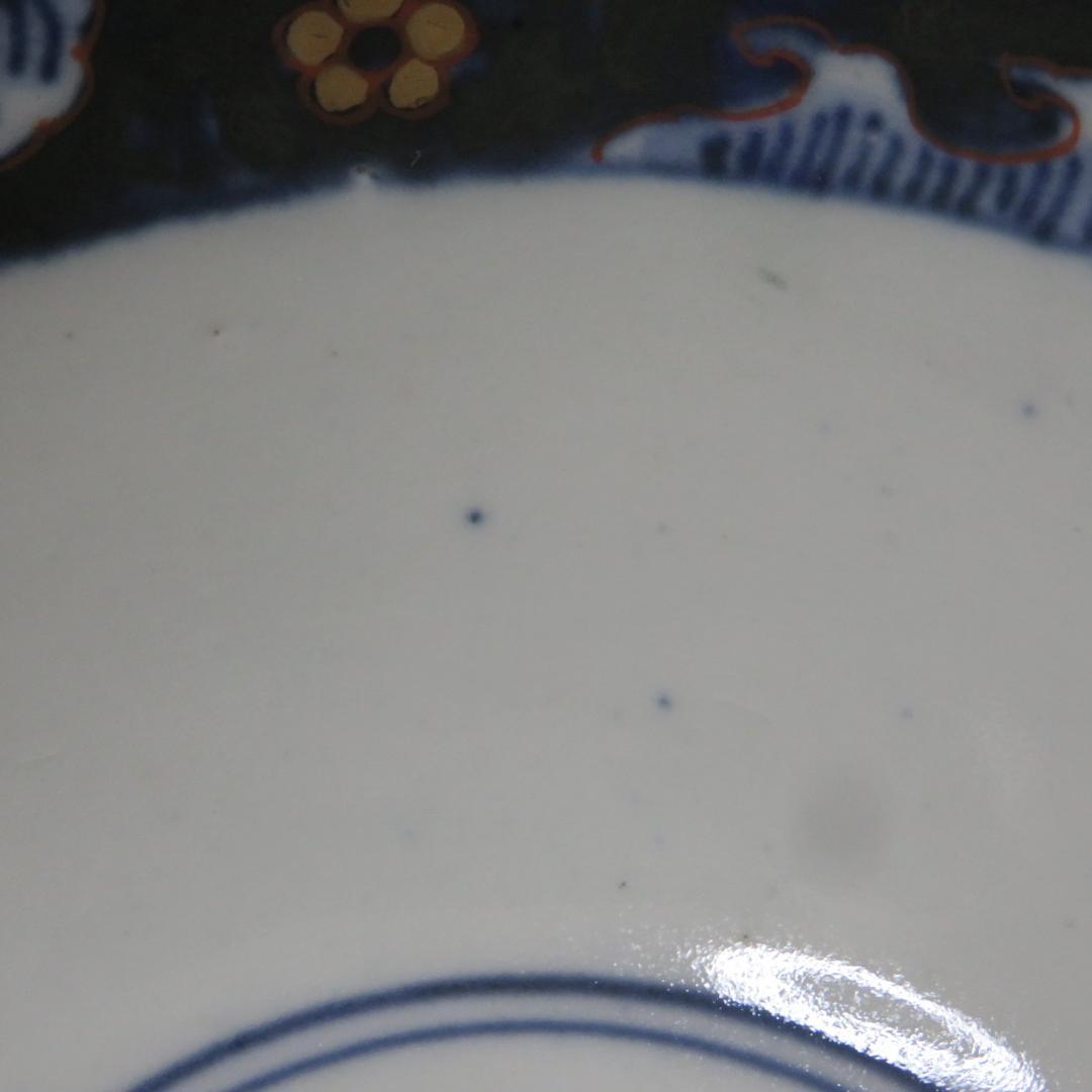 蓋付茶碗 2客 ペア 美品 人物 赤絵 金彩 窯傷 その2