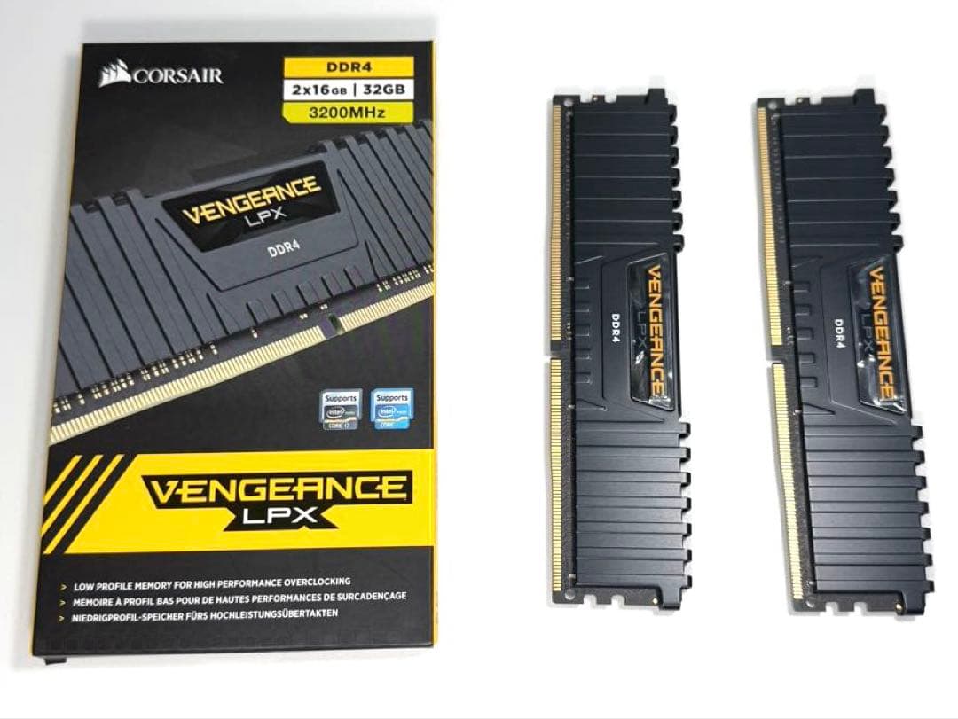 【動作確認済】CORSAIR DDR4 32GB [16GB×2枚]
