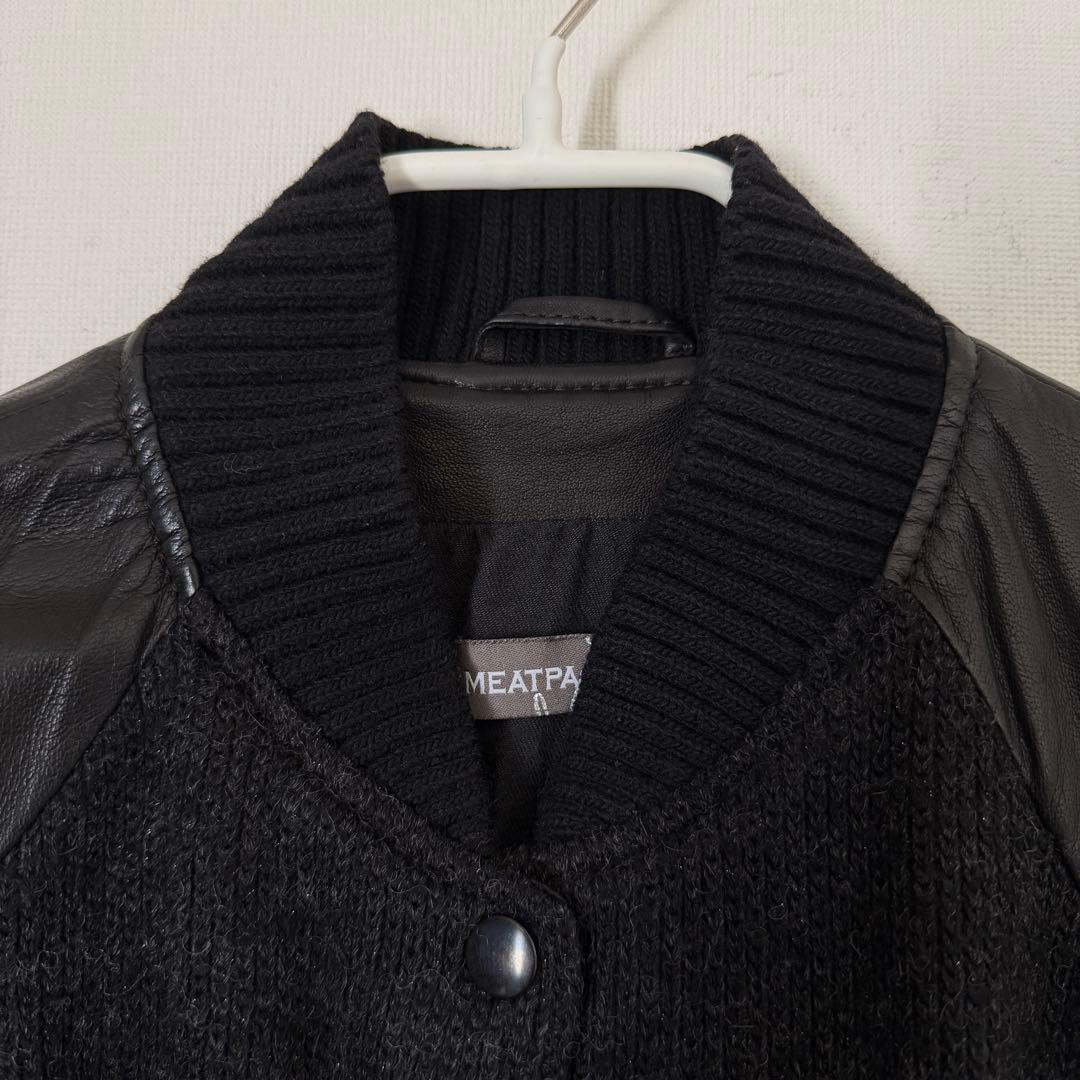 ドゥーズイエムクラス購入MEATPACKINGレザーブルゾン黒