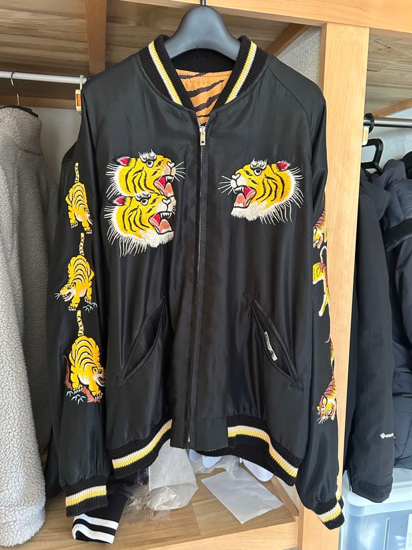 テーラー東洋 beams スカジャン　リバーシブル　ビームス