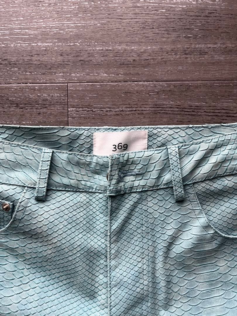 値下げ不可！369 レザーパンツ　千葉雄喜