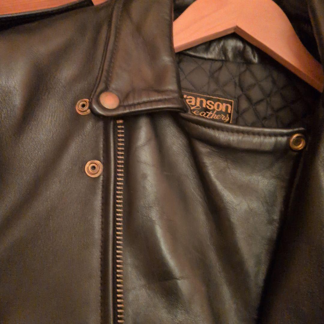 バンソン C2 ダブルライダースジャケット Vanson タロン 90年代