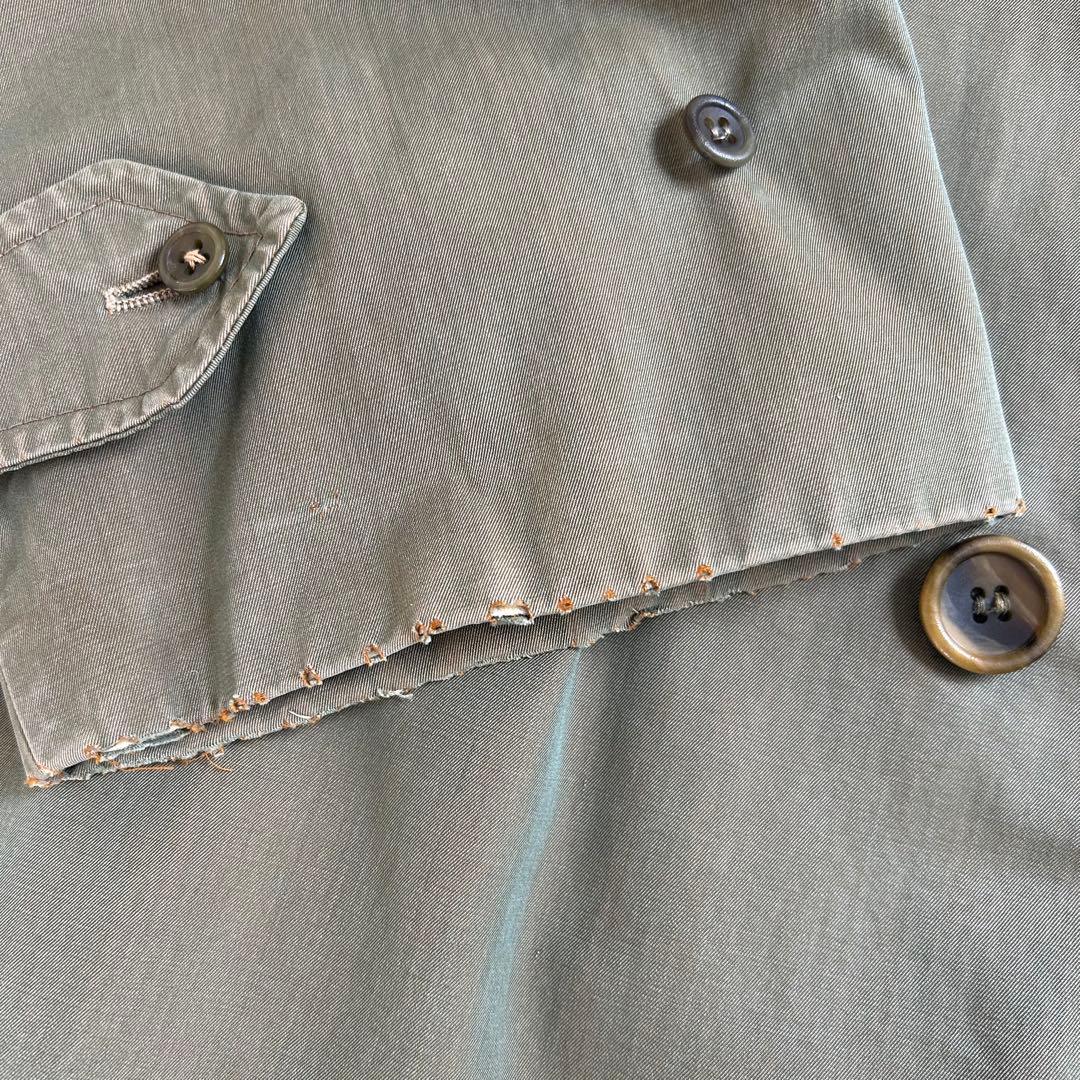 Burberrys 一枚袖 コマンダー2 玉虫色 英国製 ビンテージコート