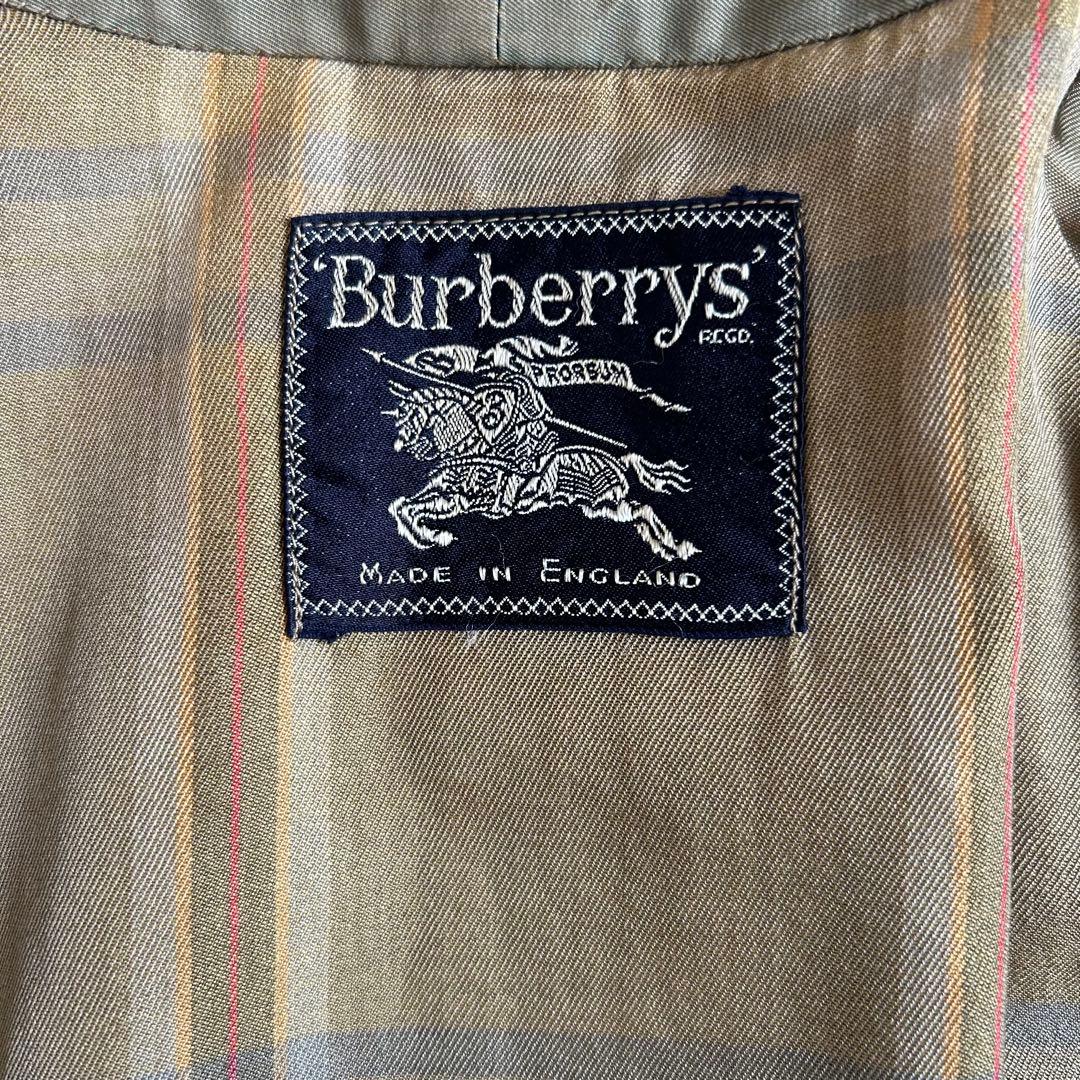 Burberrys 一枚袖 コマンダー2 玉虫色 英国製 ビンテージコート