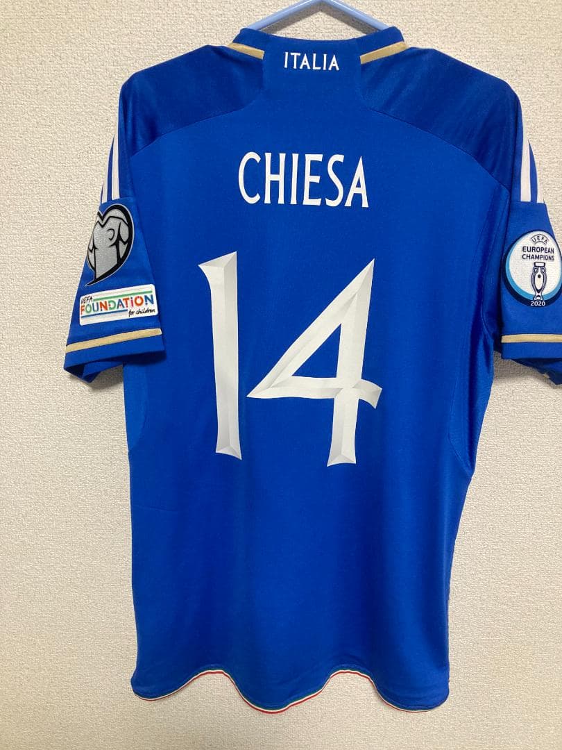 2023　イタリア代表　ユニフォーム　キエーザ
