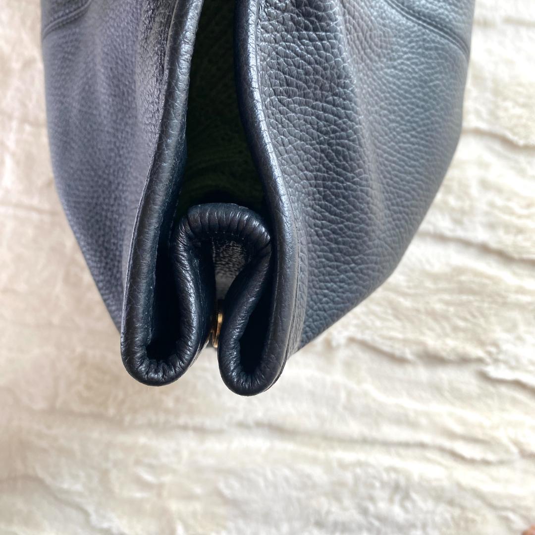 CIMABUE 大容量トートバッグ A4 シボ革 黒 ゴールド金具 メンズ