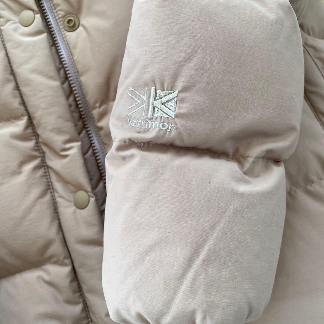 karimor ベージュ ダウンジャケット フード付き