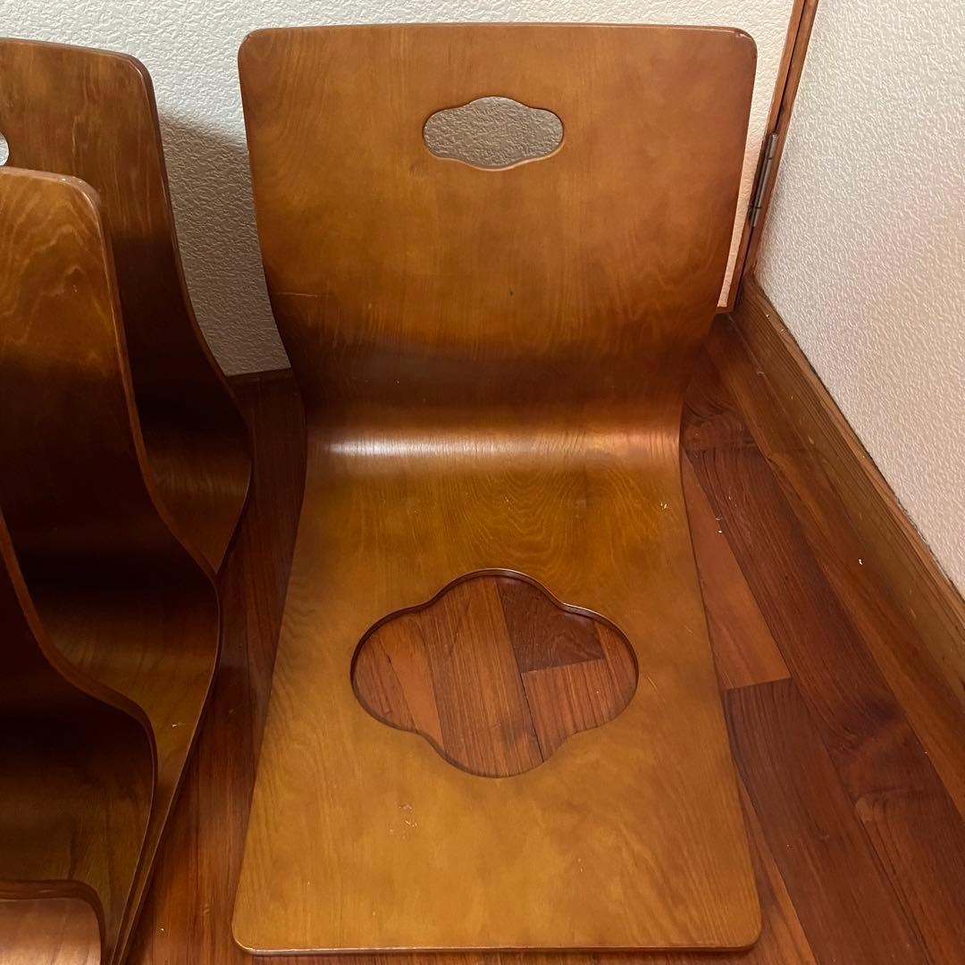 hikari 光製作所 和座椅子8台セット 和モダン 和風 木の温もり 曲げ木