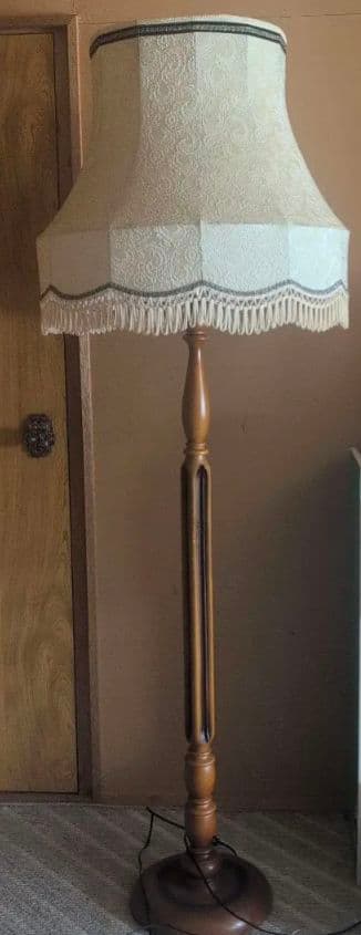 けい アンティーク フロアスタンドライト